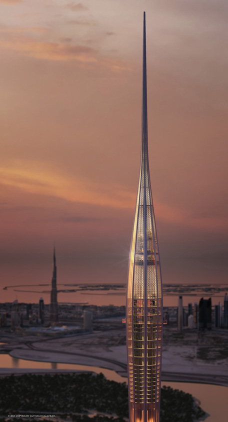The-Tower-at-Dubai-Creek-Harbour-(Sunset-render)